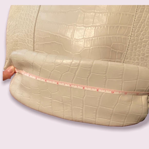 BRAHMIN White Bag Large Shoulder Pebble Off-White - Picture 11 of 13